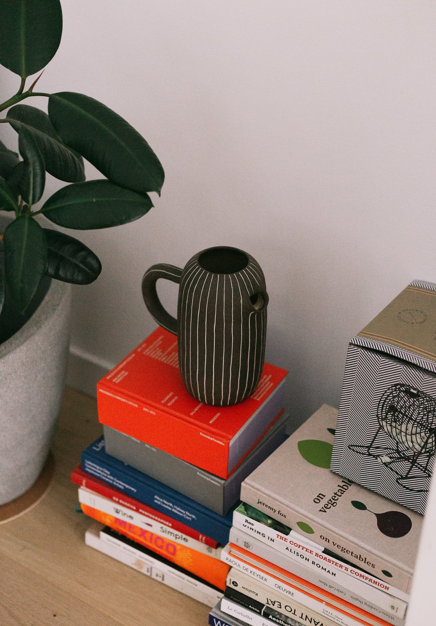 Pinstripe Pitcher