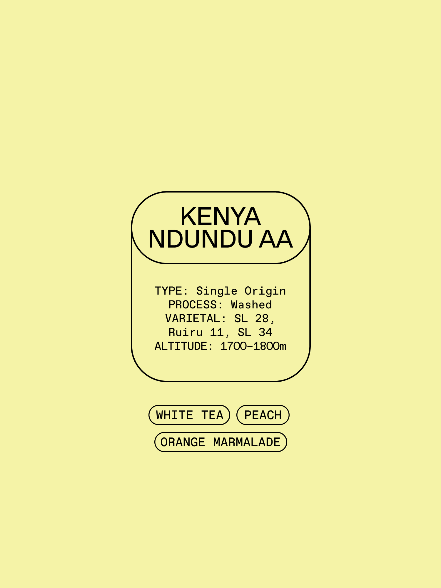 Kenya Ndundu AA