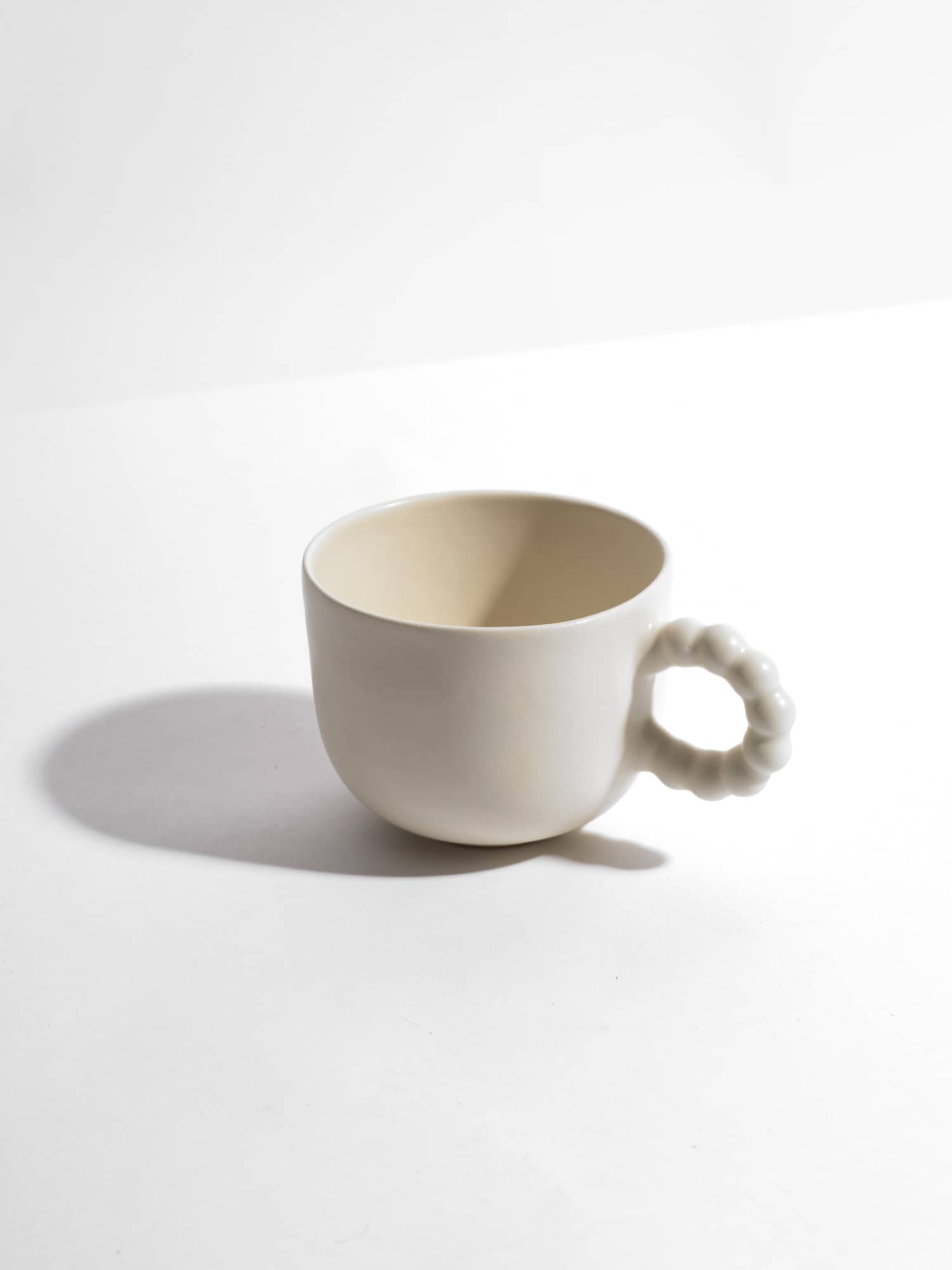 Beaded Handle Mug