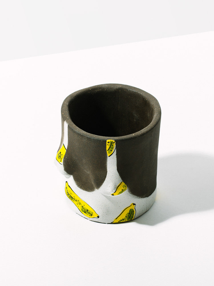 Dark Clay Banana Pot - Homecoming