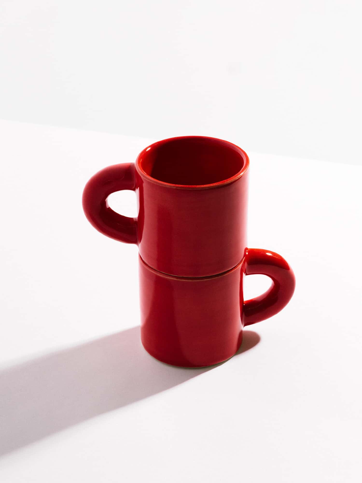 Chunky Mug in Cherry Red