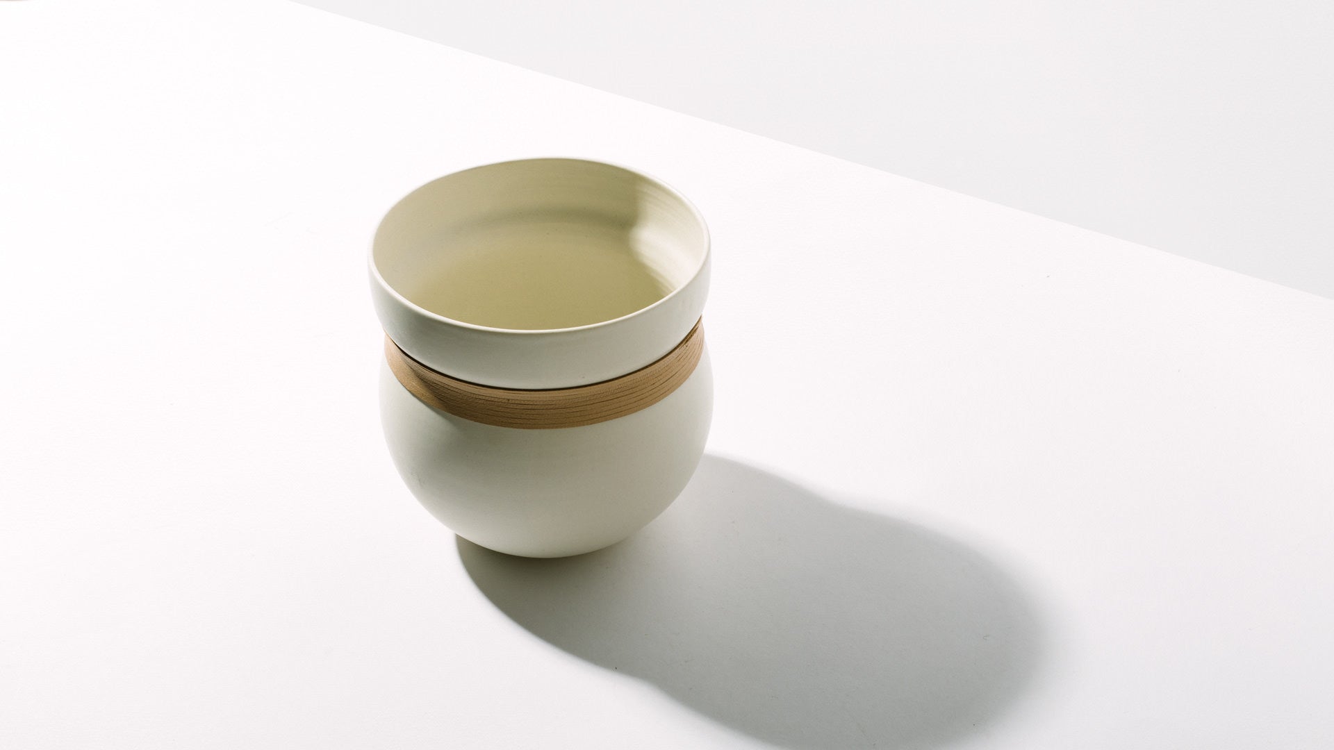 Porcelain & Leather Vase - Homecoming