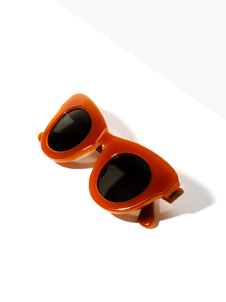 Matilda Butterscotch with Orange to White Lenses Sunglasses