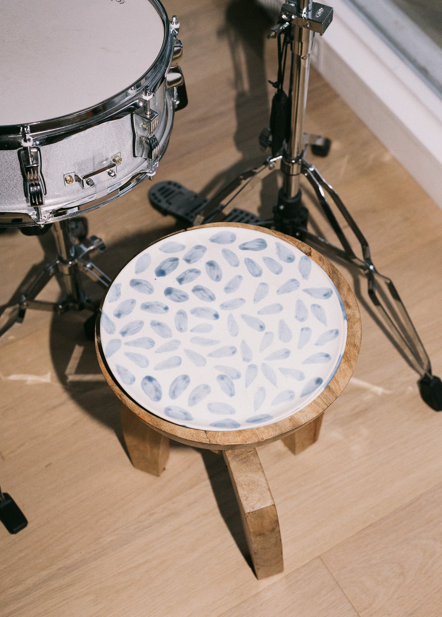 Blue Petal Plate