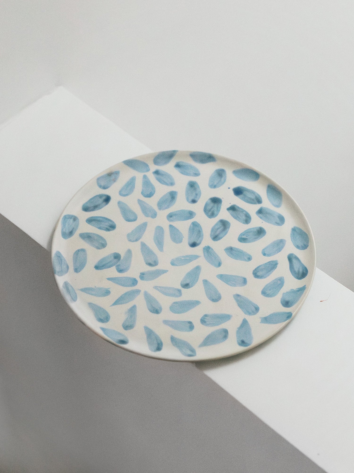 Blue Petal Plate