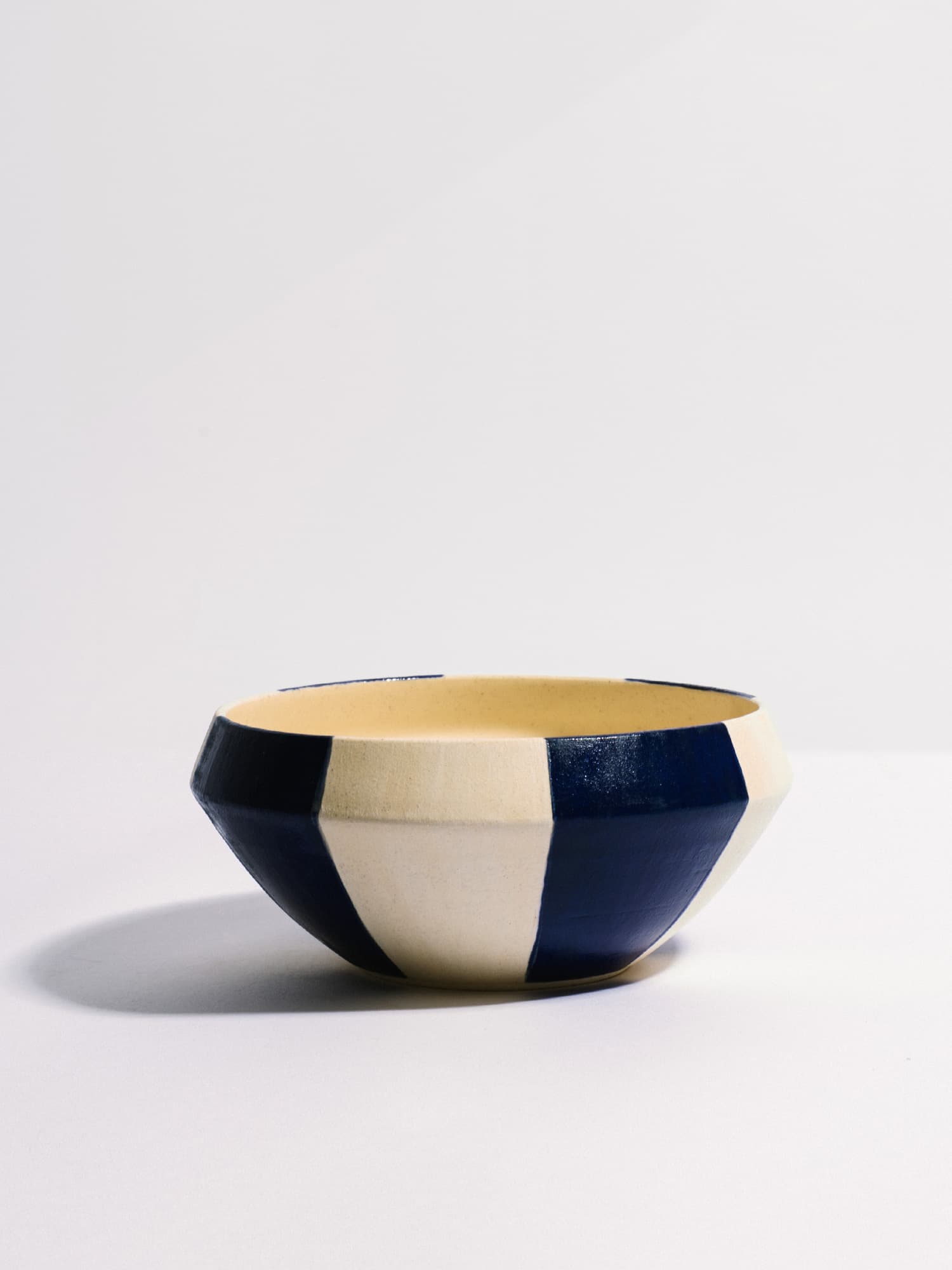 Blue Striped Bowl