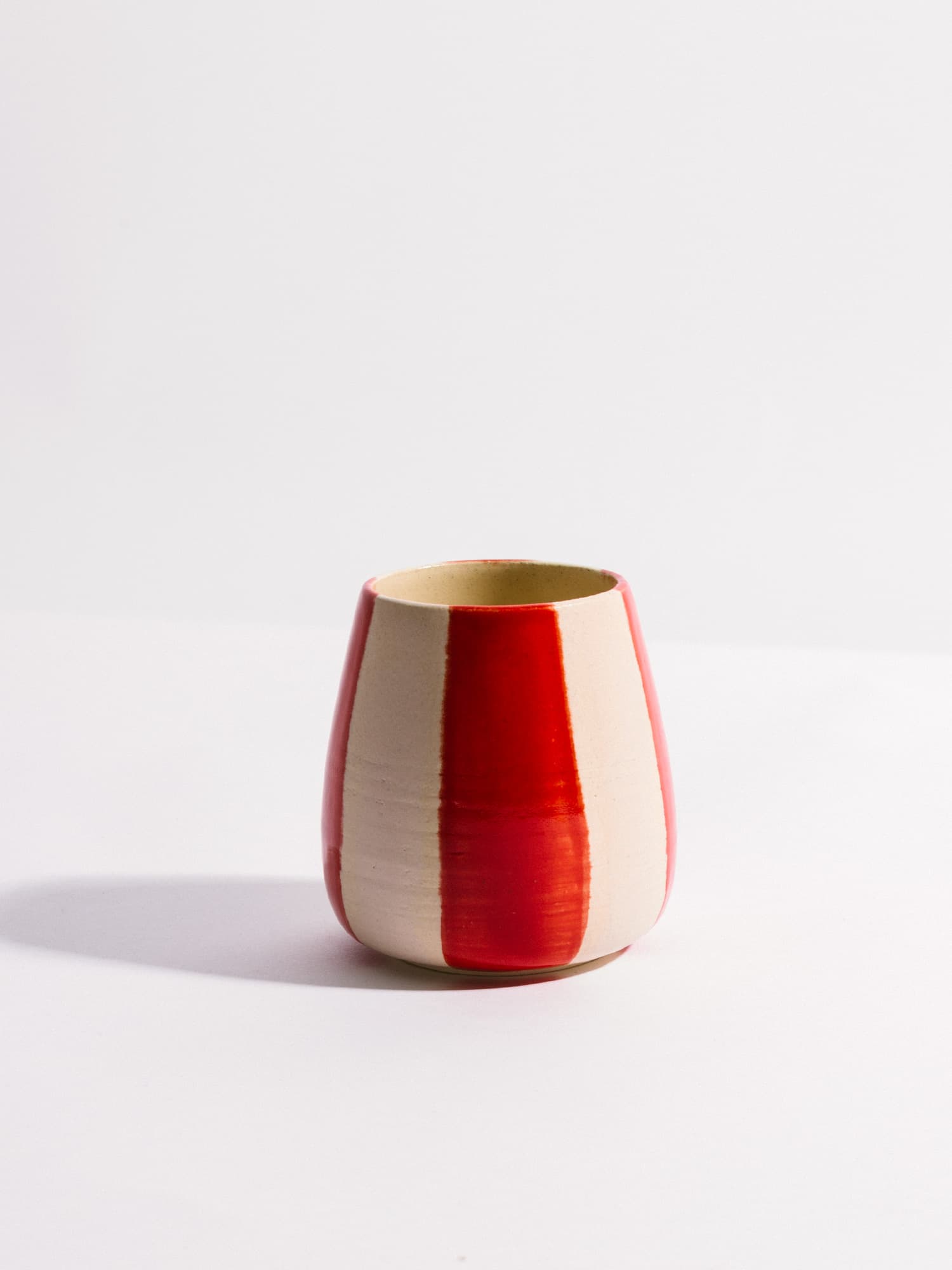 Red Striped Cup