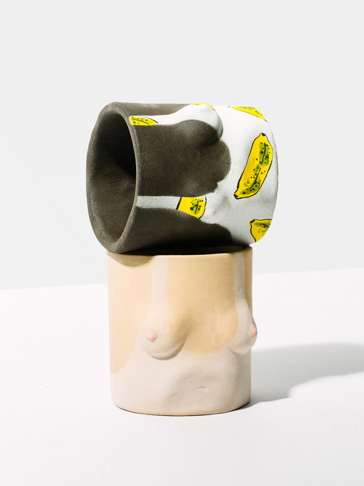 Light Clay Tanlines Pot - Homecoming