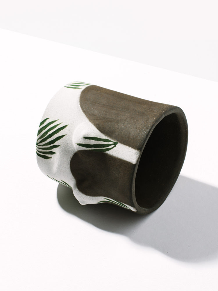 Dark Clay Leaves Photo