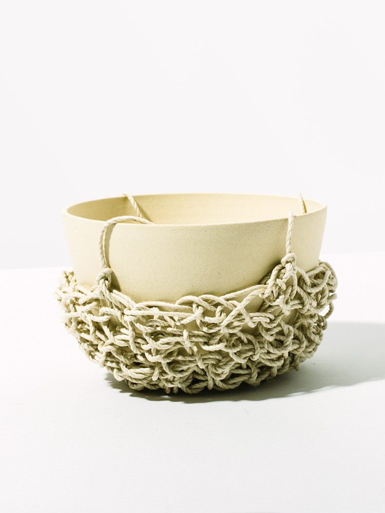 Crochet Hanging Planter Photo