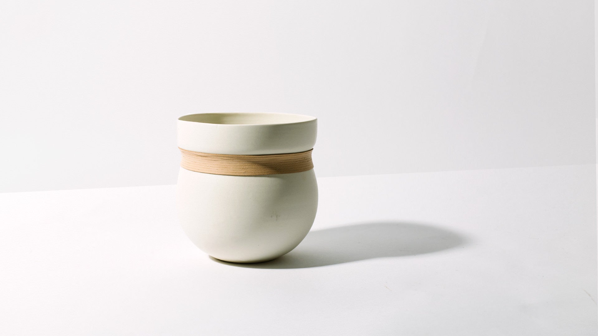 Porcelain & Leather Vase - Homecoming