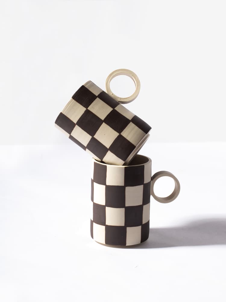 Checkered Totem Mug