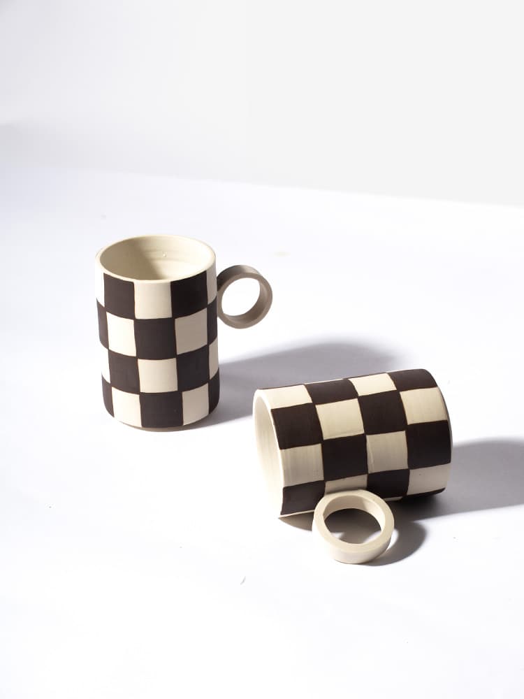 Checkered Totem Mug