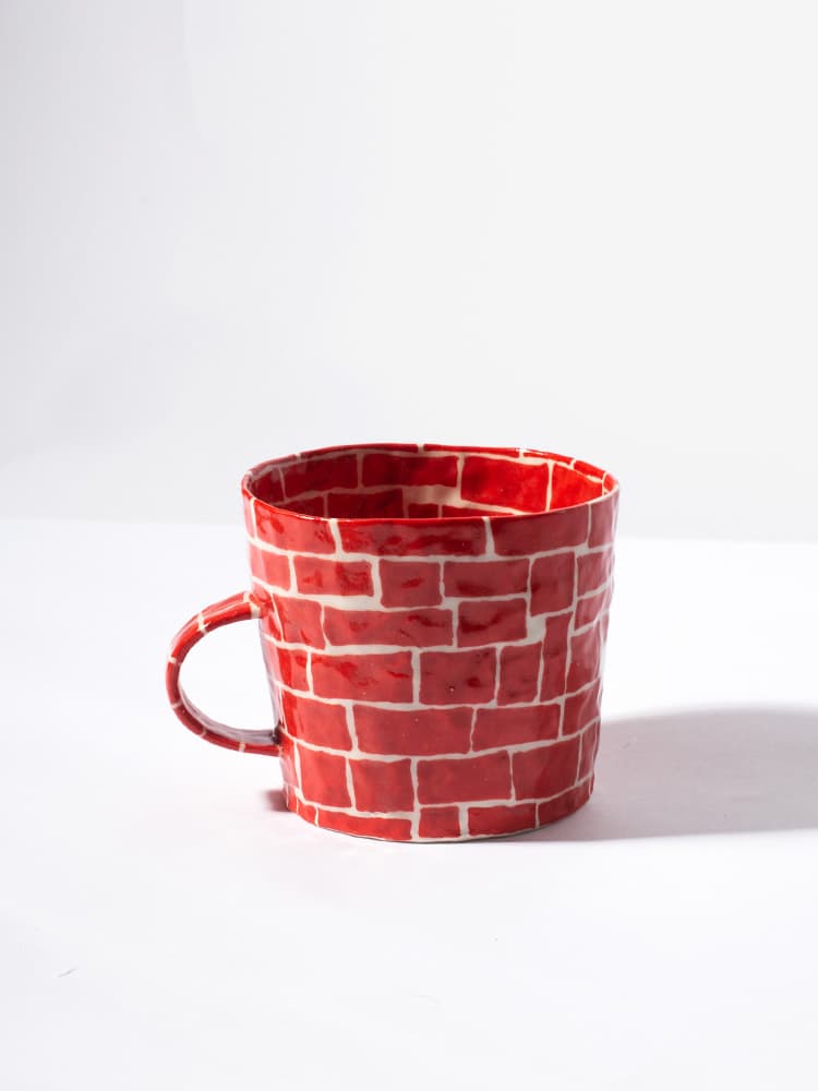 Red Brick Mug Photo
