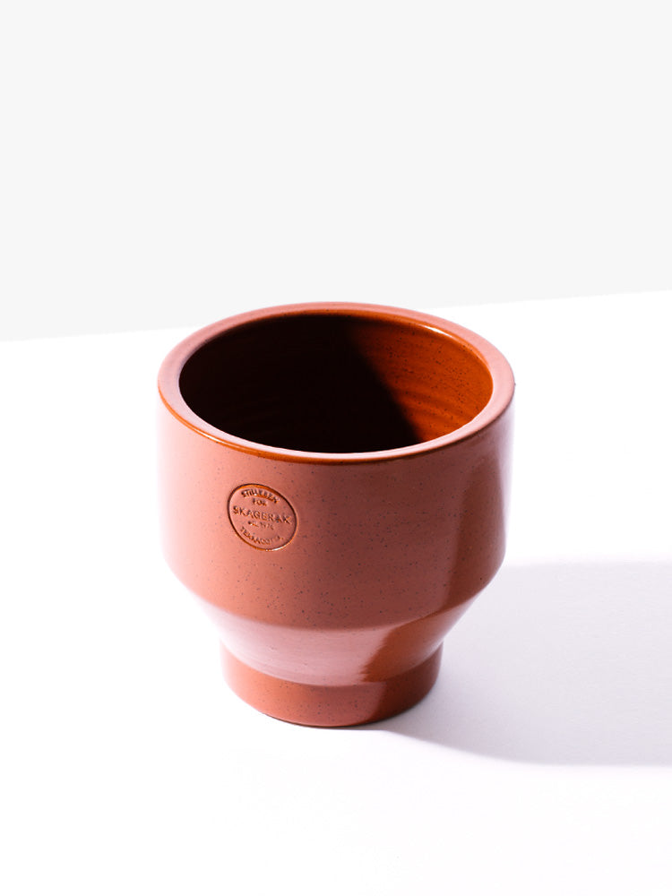 Glazed Red Edge Pot - Skagerak - Homecoming