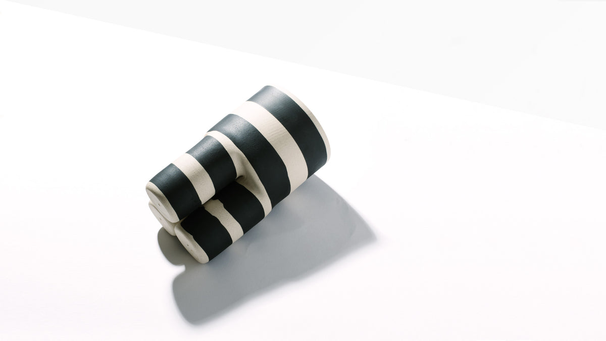 Workaday Handmade - Black Striped Milking Planter – Homecoming